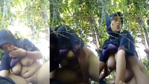 Beautiful big boobs muslim girl ka outdoor sex - Video thumbnail